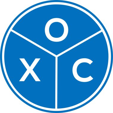 Beyaz arkaplanda OXC harf logosu tasarımı. OXC yaratıcı daire harfi logosu konsepti. OXC harf dizaynı. Beyaz arkaplanda OXC harf logosu tasarımı. OXC yaratıcı daire harfi logosu konsepti. OXC harf tasarımı.