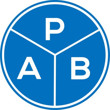 Beyaz arka planda PAB harfi logo tasarımı. PAB yaratıcı daire harfi logosu. PAB harf dizaynı. Beyaz arka planda PAB harf logosu tasarımı. PAB yaratıcı daire harfi logosu. PAB harf tasarımı.