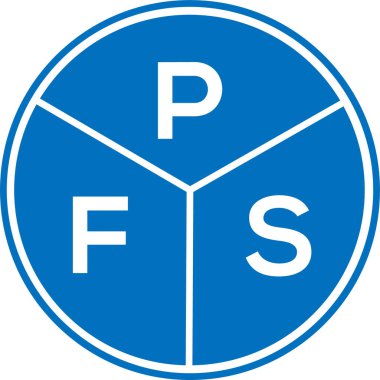 Beyaz arka planda PFS harf logosu tasarımı. PFS yaratıcı daire harf logosu konsepti. PFS harf dizaynı. Beyaz arkaplanda PFS harfi logo tasarımı. PFS yaratıcı daire harf logosu konsepti. PFS harf tasarımı.