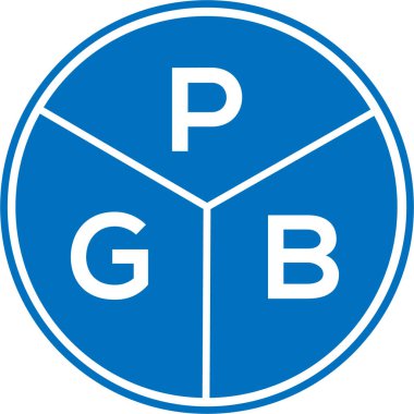 Beyaz arka planda PGB harf logosu tasarımı. PGB yaratıcı daire harfi logosu. PGB harf tasarımı. Beyaz arkaplanda PGB harf logosu tasarımı. PGB yaratıcı daire harfi logosu. PGB harf tasarımı.