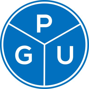 Beyaz arka planda PGU harf logosu tasarımı. PGU yaratıcı daire harfi logosu konsepti. PGU harf dizaynı. Beyaz arkaplanda PGU harf logosu tasarımı. PGU yaratıcı daire harfi logosu konsepti. PGU harf tasarımı.