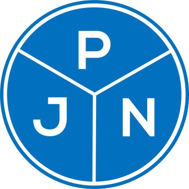 Beyaz arka planda PJN harf logosu tasarımı. PJN yaratıcı daire harfi logosu konsepti. PJN harf tasarımı. Beyaz arkaplanda PJN harf logosu tasarımı. PJN yaratıcı daire harfi logosu konsepti. PJN harf tasarımı. Beyaz arkaplanda PJN harfi logo tasarımı. 