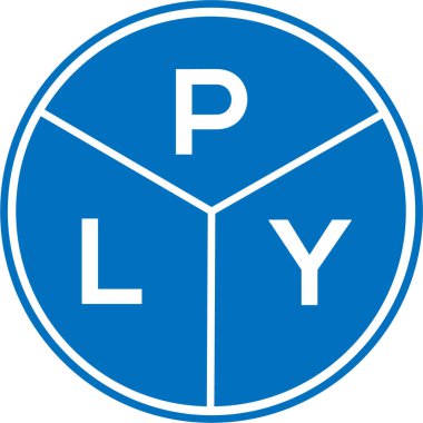Beyaz arkaplanda PLY harfi logo tasarımı. Yaratıcı yuvarlak harf logosu konsepti. PLY harf tasarımı. Beyaz arkaplanda PLY harfi logo tasarımı. Yaratıcı yuvarlak harf logosu konsepti. PLY harf tasarımı.