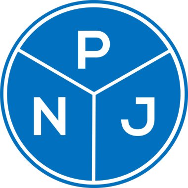 Beyaz arka planda PNJ harf logosu tasarımı. PNJ yaratıcı daire harfi logosu konsepti. PNJ harf dizaynı. Beyaz arkaplanda PNJ harf logosu tasarımı. PNJ yaratıcı daire harfi logosu konsepti. PNJ harf tasarımı.