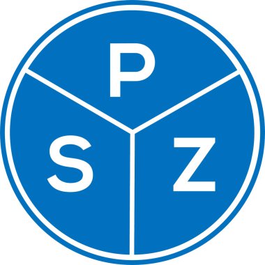 Beyaz arkaplanda PSZ harf logosu tasarımı. PSZ yaratıcı daire harfi logosu konsepti. PSZ harf dizaynı. Beyaz arkaplanda PSZ harfi logo tasarımı. PSZ yaratıcı daire harfi logosu konsepti. PSZ harf tasarımı.