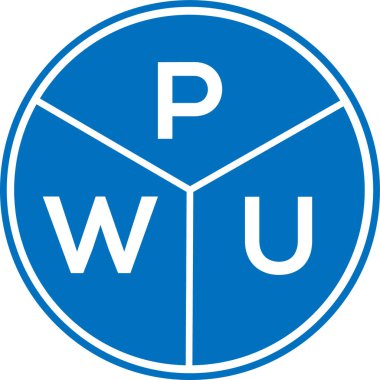 Beyaz arka planda PWU harf logosu tasarımı. PWU yaratıcı daire harfi logosu konsepti. PWU harf dizaynı. Beyaz arka planda PWU harf logosu tasarımı. PWU yaratıcı daire harfi logosu konsepti. PWU harf tasarımı.