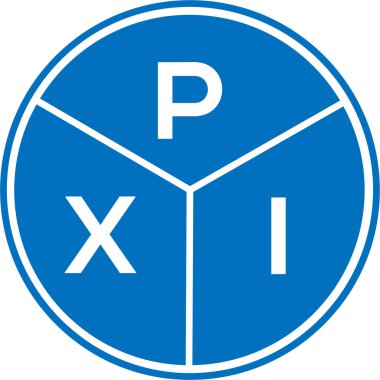 Beyaz arka planda PXI harf logosu tasarımı. PXI yaratıcı daire harfi logosu konsepti. PXI harf dizaynı. Beyaz arkaplanda PXI harf logosu tasarımı. PXI yaratıcı daire harfi logosu konsepti. PXI harf tasarımı.