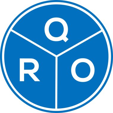 Beyaz arkaplanda QRO harfi logo tasarımı. QRO yaratıcı daire harfi logosu konsepti. QRO harf tasarımı. QRO harfi logo tasarımı beyaz arkaplanda. QRO yaratıcı daire harfi logosu konsepti. QRO harf tasarımı.