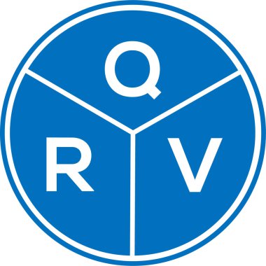 Beyaz arkaplanda QRV harf logosu tasarımı. QRV yaratıcı daire harfi logosu. QRV harf tasarımı. Beyaz arkaplanda QRV harfi logo tasarımı. QRV yaratıcı daire harfi logosu. QRV harf tasarımı.
