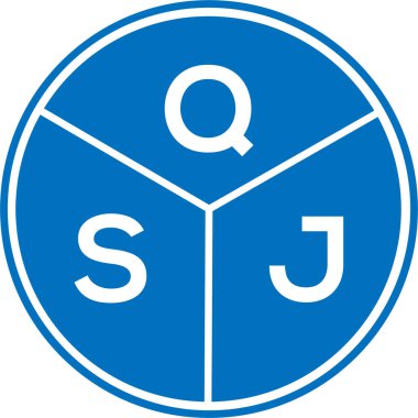Beyaz arkaplanda QSJ harfi logo tasarımı. QSJ yaratıcı daire harfi logosu konsepti. QSJ harf tasarımı. QSJ harfi logo tasarımı beyaz arkaplanda. QSJ yaratıcı daire harfi logosu konsepti. QSJ harf tasarımı.