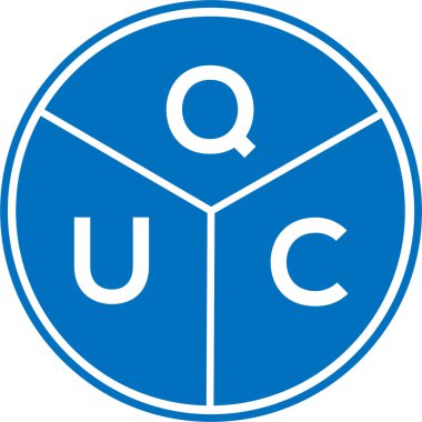 Beyaz arka planda QUC harf logosu tasarımı. QUC yaratıcı daire harfi logosu. QUC harf dizaynı. Beyaz arkaplanda QUC harf logosu tasarımı. QUC yaratıcı daire harfi logosu. QUC harf tasarımı.