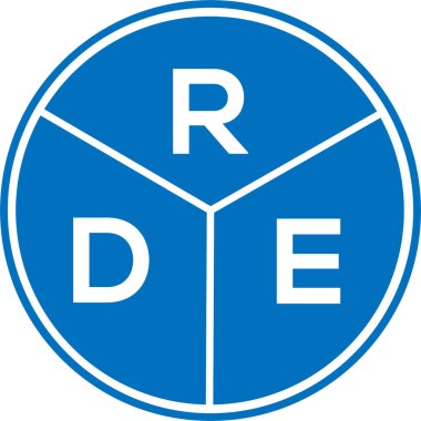 Beyaz arkaplanda RDE harfi logo tasarımı. RDE yaratıcı daire harfi logosu konsepti. RDE harf dizaynı. Beyaz arkaplanda RDE harf logosu tasarımı. RDE yaratıcı daire harfi logosu konsepti. RDE harf tasarımı.