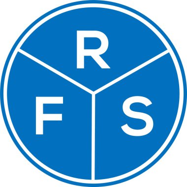 Beyaz arka planda RFS harf logosu tasarımı. RFS yaratıcı daire harfi logosu konsepti. RFS harf dizaynı. Beyaz arkaplanda RFS harfi logo tasarımı. RFS yaratıcı daire harfi logosu konsepti. RFS harf tasarımı.