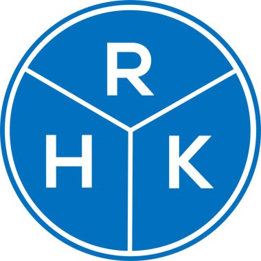 Beyaz arka planda RHK harf logosu tasarımı. RHK yaratıcı daire harfi logosu konsepti. RHK harf dizaynı. RHK harf logosu tasarımı beyaz arkaplanda. RHK yaratıcı daire harfi logosu konsepti. RHK harf tasarımı.