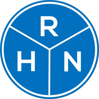 Beyaz arka planda RHN harf logosu tasarımı. RHN yaratıcı daire harfi logosu konsepti. RHN harf dizaynı. Beyaz arkaplanda RHN harf logosu tasarımı. RHN yaratıcı daire harfi logosu konsepti. RHN harf tasarımı.