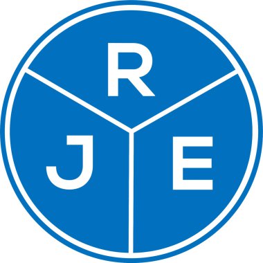 Beyaz arka planda RJE harf logosu tasarımı. RJE yaratıcı daire harfi logosu konsepti. RJE harf dizaynı. RJE harf logosu tasarımı beyaz arkaplanda. RJE yaratıcı daire harfi logosu konsepti. RJE harf tasarımı.