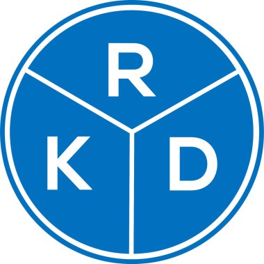 Beyaz arkaplanda RKD harf logosu tasarımı. RKD yaratıcı daire harfi logosu. RKD harf dizaynı.RKD harf logo tasarımı beyaz arkaplanda. RKD yaratıcı daire harfi logosu. RKD harf tasarımı.