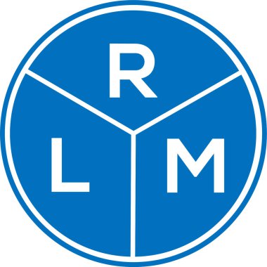Beyaz arkaplanda RLM harf logosu tasarımı. RLM yaratıcı daire harfi logosu konsepti. RLM harf dizaynı. Beyaz arkaplanda RLM harf logosu tasarımı. RLM yaratıcı daire harfi logosu konsepti. RLM harf tasarımı.
