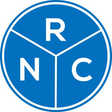 Beyaz arka planda RNC harf logosu tasarımı. RNC yaratıcı daire harfi logosu konsepti. RNC harf dizaynı. Beyaz arkaplanda RNC harf logosu tasarımı. RNC yaratıcı daire harfi logosu konsepti. RNC harf tasarımı.