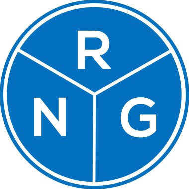 Beyaz arka planda RNG harf logosu tasarımı. RNG yaratıcı daire harfi logosu konsepti. RNG harf tasarımı. Beyaz arkaplanda RNG harfi logo tasarımı. RNG yaratıcı daire harfi logosu konsepti. RNG harf tasarımı.