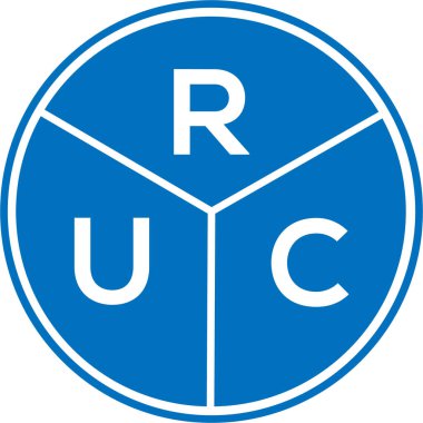 Beyaz arka planda RUC harf logosu tasarımı. RUC yaratıcı daire harfi logosu. RUC harf tasarımı. Beyaz arka planda RUC harf logosu tasarımı. RUC yaratıcı daire harfi logosu. RUC harf dizaynı. RUC harf logosu dizaynı beyaz arkaplanda. 