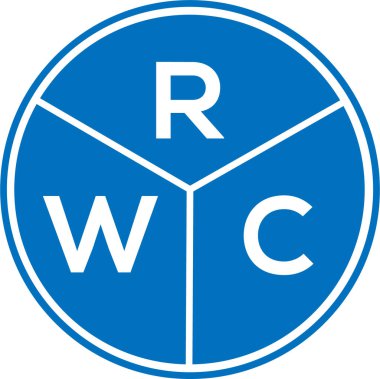 Beyaz arka planda RWC harf logosu tasarımı. RWC yaratıcı daire harfi logosu konsepti. RWC harf dizaynı. Beyaz arkaplanda RWC harf logosu tasarımı. RWC yaratıcı daire harfi logosu konsepti. RWC harf tasarımı.