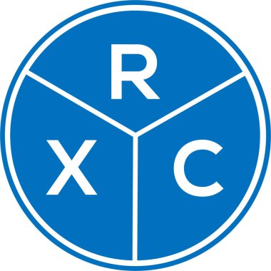 Beyaz arkaplanda RXC harf logosu tasarımı. RXC yaratıcı daire harfi logosu konsepti. RXC harf dizaynı. Beyaz arkaplanda RXC harf logosu tasarımı. RXC yaratıcı daire harfi logosu konsepti. RXC harf tasarımı. RXC harf logo tasarımı beyaz arkaplan üzerinde. 
