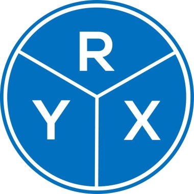 Beyaz arka planda RYX harfli logo tasarımı. RYX yaratıcı daire harfi logosu konsepti. RYX harf dizaynı. RYX harf logosu tasarımı beyaz arkaplanda. RYX yaratıcı daire harfi logosu konsepti. RYX harf tasarımı.