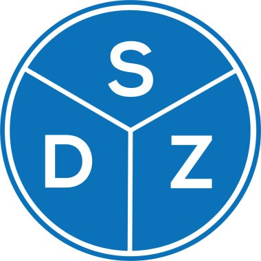 Beyaz arkaplanda SDZ harf logosu tasarımı. SDZ yaratıcı daire harfi logosu konsepti. Beyaz arkaplanda SDZ harf dizaynı .DZ harfi logo tasarımı. SDZ yaratıcı daire harfi logosu konsepti. SDZ harf tasarımı.