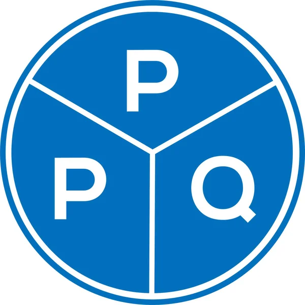 Ppq Letter Logo Design White Background Ppq Creative Circle Letter — стоковый вектор