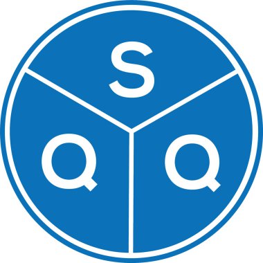 Beyaz arkaplanda SQQ harfi logo tasarımı. SQQ yaratıcı harflerin baş harfleri logo kavramı. SQQ harf tasarımı.