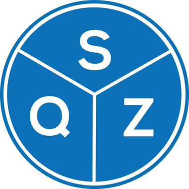 Beyaz arkaplanda SQZ harf logosu tasarımı. SQZ yaratıcı harflerin baş harfleri logo kavramı. Beyaz arkaplanda SQZ harfi dizayn edilmiş SQZ harfi logo tasarımı. SQZ yaratıcı harflerin baş harfleri logo kavramı. SQZ harf tasarımı.