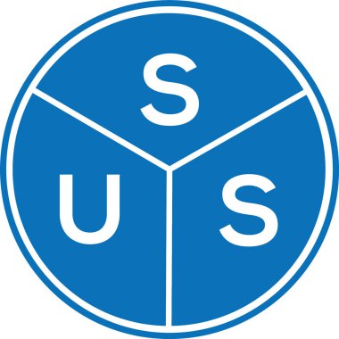 Beyaz arka planda SUS harfi logo tasarımı. SUS yaratıcı harfler logosu konsepti. SUS harf tasarımları. Beyaz arka planda Amerikan harfi logosu tasarımı. SUS yaratıcı harfler logosu konsepti. SUS harf tasarımı.