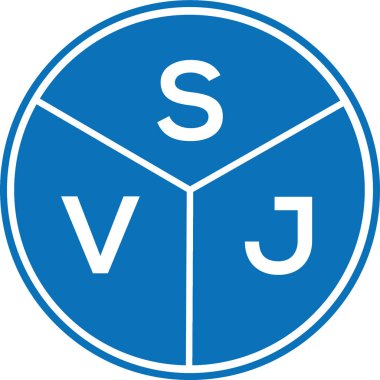 Beyaz arkaplanda SVJ harf logosu tasarımı. SVJ yaratıcı harflerin baş harfleri logo kavramı. Beyaz arkaplanda SVJ harf dizaynı logo tasarımı. SVJ yaratıcı harflerin baş harfleri logo kavramı. SVJ harf tasarımı.