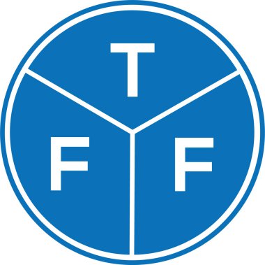 Beyaz arka planda TFE harfi logo tasarımı. Yaratıcı harflerin baş harfleri logo konsepti. TFE harf tasarımı.