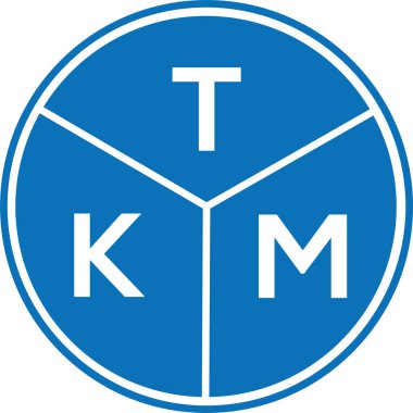 Beyaz arkaplanda TKM harf logosu tasarımı. TKM yaratıcı harf logosu konsepti. TKM harf tasarımı.
