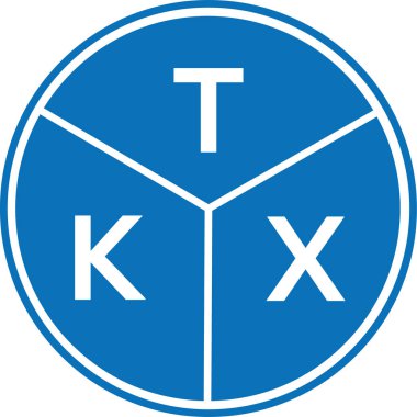 Beyaz arkaplanda TKX harfli logo tasarımı. TKX yaratıcı harflerin baş harfleri logo kavramı. TKX harf tasarımı.