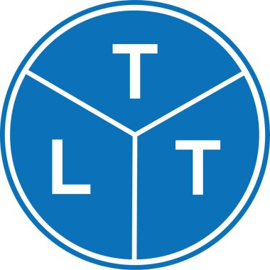 Beyaz arka planda TLT harf logosu tasarımı. TLT yaratıcı harf logosu konsepti. TLT harf tasarımı.