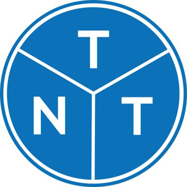 Beyaz arkaplanda TNT harf logosu tasarımı. TNT yaratıcı harf logosu konsepti. TNT harf tasarımı.