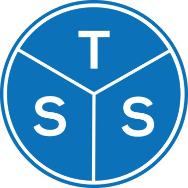 Beyaz arka planda TSS harf logosu tasarımı. TSS yaratıcı harf logosu konsepti. TSS harf tasarımı.