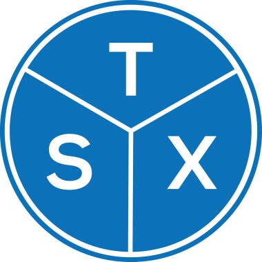 Beyaz arkaplanda TSX harf logosu tasarımı. TSX yaratıcı harflerin baş harfleri logo kavramı. TSX harf tasarımı.