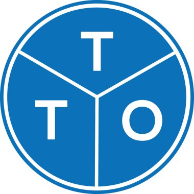 Beyaz arka planda TTO harfi logo tasarımı. TTO yaratıcı harflerin baş harfleri logo kavramı. TTO harf tasarımı.