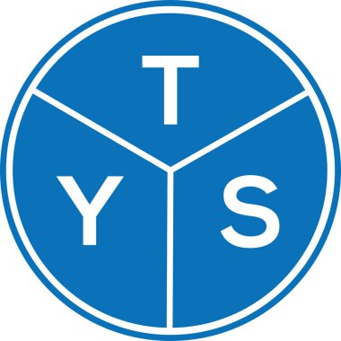 Beyaz arka planda TYS harfi logo tasarımı. TYS yaratıcı harf logosu konsepti. TYS harf tasarımı.