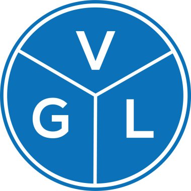 Beyaz arkaplanda VGL harf logosu tasarımı. VGL yaratıcı harflerin baş harfleri logo kavramı. VGL harf tasarımı.
