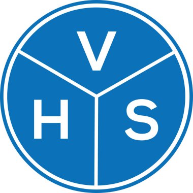 Beyaz arkaplanda VHS harf logosu tasarımı. VHS yaratıcı harf logosu konsepti. VHS harf dizaynı. Beyaz arkaplanda VHS harf logosu tasarımı. VHS yaratıcı harf logosu konsepti. VHS harf tasarımı.