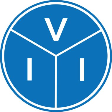 Beyaz arkaplanda 7 harfli logo tasarımı. Yaratıcı baş harfler logo konsepti. VII harf tasarımı. Beyaz arkaplanda VII harf logosu tasarımı. Yaratıcı baş harfler logo konsepti. VII harf tasarımı.