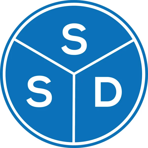 Ssr Letter Logo Design White Background Ssr Creative Initials Letter — Stock Vector