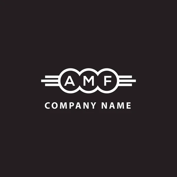 Logo Lettre Autorité Sur Fond Noir Initiales Créatives Autorité Concept — Image vectorielle