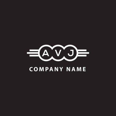 Siyah arka planda AVJ harf logosu tasarımı. AVJ yaratıcı harflerin baş harfleri logo kavramı. AVJ harf dizaynı AVJ harf logo tasarımı siyah arkaplan üzerinde. AVJ yaratıcı harflerin baş harfleri logo kavramı. AVJ harf tasarımı.
