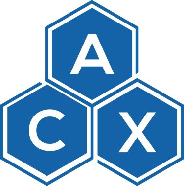 Beyaz arkaplanda ACX harfli logo tasarımı. ACX yaratıcı harflerin baş harfleri logo kavramı. ACX harf tasarımı.